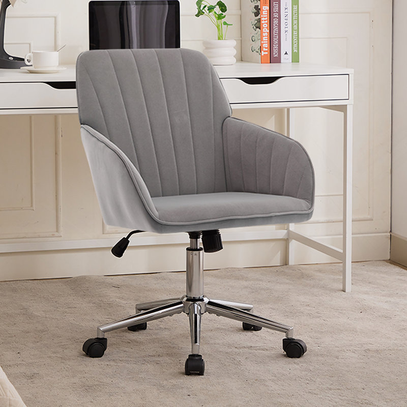 Fauteuil de bureau réglable, chambre à coucher à domicile, fauteuil pivotant ergonomique, siège à dossier, confortable pour les longues séances