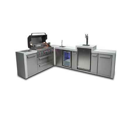 outdoor kitchen island