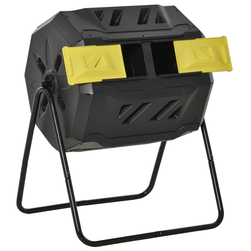Chally Tumbler Composter, Yellow