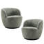Fauteuil demi-tonneau pivotant Nen Boucle-2062154093