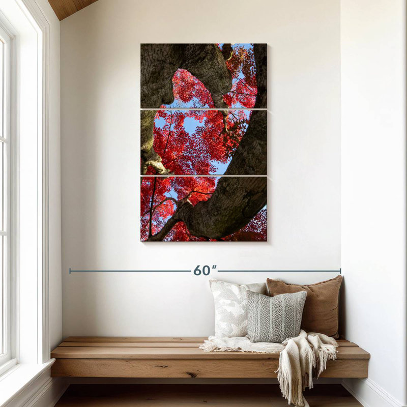 Harnek Under The Red Maple Tree, 45" H x 28" W