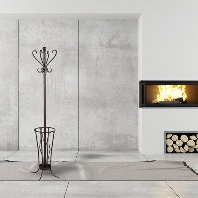 Freestanding Coat Rack With Umbrella Stand And 8 H Steel Freestanding Coat Rack