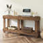Table d'entrée 62,9 "Vintage - Bois de sapin massif avec grain naturel-1021159843-1021159848-1021159851