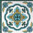 Embroidered Cotton Outdoor Throw Pillow