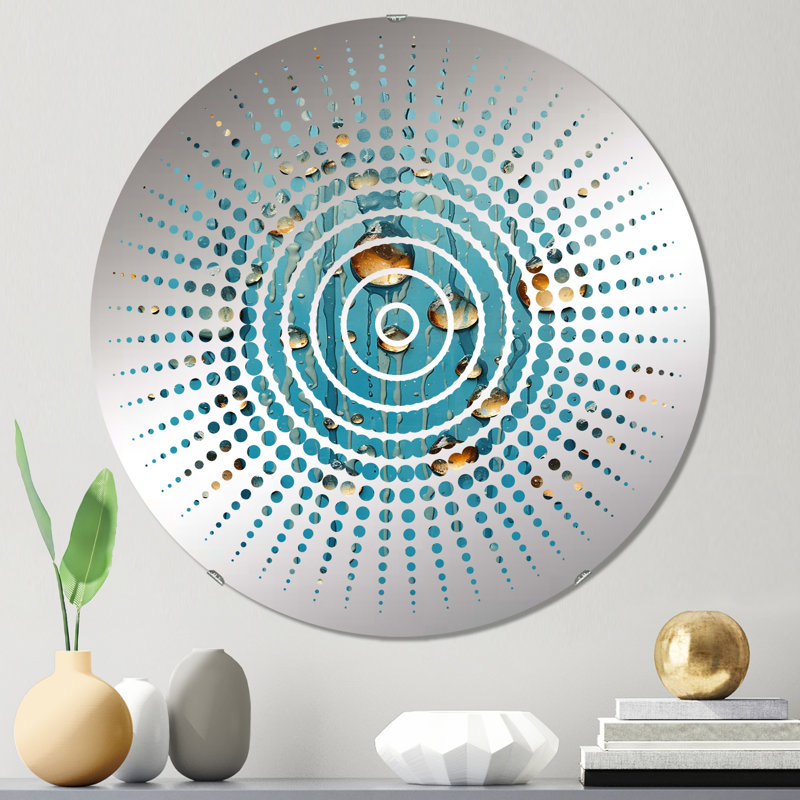 Helladius - Miroir mural Sun Circles, 23,6 po x 23,6 po