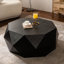 Vintage-style 38" Coffee Table With Three Uniqueness - Black Design, Vintage Style, Fir Wood And Combination, Stylish Choice