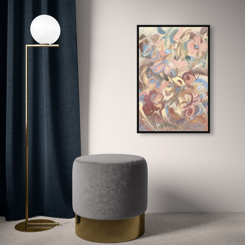 Moving Eden Print by Oliver Gal, 46"H x 31"W, Black Floater Frame