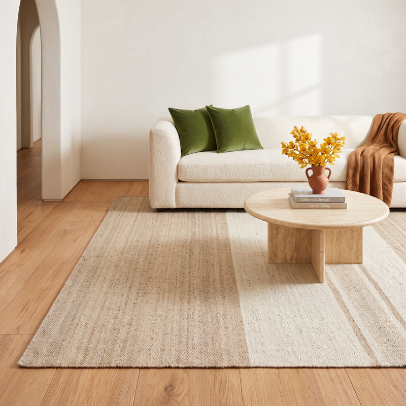 Rectangle Maia Wool Area Rug, Rectangle 8' x 10'