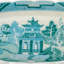 Porcelain Willow Oval Dish