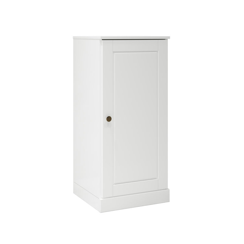 Chadderton 16.5" W Solid Wood Bathroom Cabinet, White