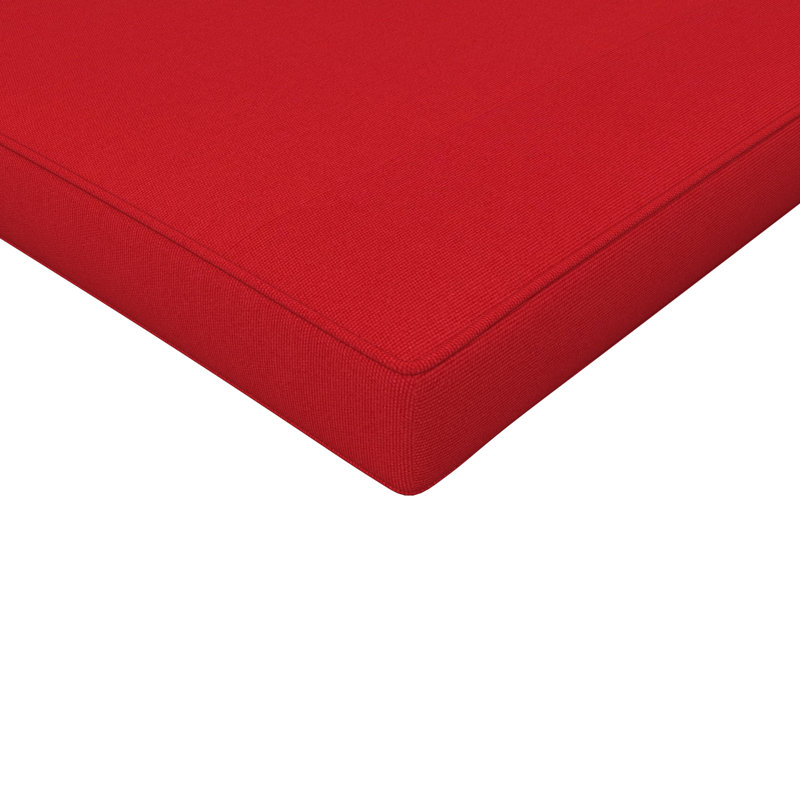 Coussin de chaise longue d'extérieur Sunbrella®, 24 po x 73 po, Toile Sunbrella® rouge Jockey