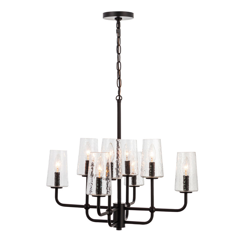 Lustre à niveaux 8 lumières Ahsaad