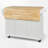53" Wide Rolling Kitchen Island, Solid Wood Countertop with Drop-Leaf, Cabinet with Door Racks and Adjustable Shelves, 3 Drawers, Modern, Cart for Dinning Room-236231953
