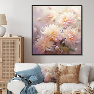 " Pink Chrysanthemums Romantic Impression II "