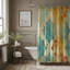 Rideau de douche Retro Mosaic-482206371