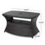 Tabouret pivotant en fonte d'aluminium