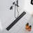 36 In. Stainless Steel Linear Shower Drain With Tile-In Pattern Surface