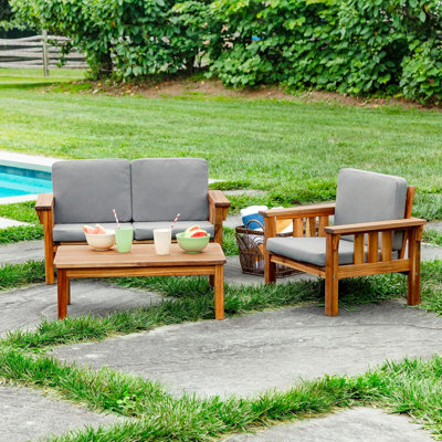 Ensemble de canapé d'extérieur, chaise et table basse pour enfants Martha Stewart
