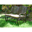 Banc de parc extérieur en aluminium Gerran Savannah