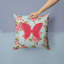 Butterfly Floral Outdoor Reversible Throw Pillow-22327321
