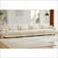 Canapés modulaires, canapé modulaire en L en velours avec repose-pieds mobile & amp; Siège profond pour salon | Crème | Velours