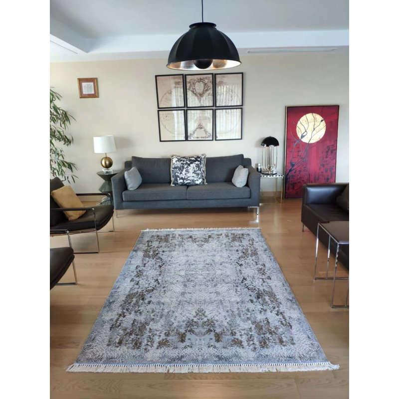 Tapis Masanao avec envers antidérapant, Tapis de couloir 2 pi 7 po x 6 pi 7 po