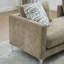 Chaise longue rembourrée avec housse, canapé surdimensionné avec 4 coussins, canapé-lit avec accoudoirs et dossier ouvert pour la fenêtre de la chambre d'amis du salon-131138651
