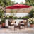 3 Piece Wicker Patio Conversation Set With Cantilever Umbrella-461213057-461213059