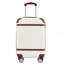 Ensembles de valises avec sacs Hardshell Valise légère à roulettes doubles avec verrou TSA, valise simple 24 po-128921223