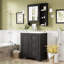 Ensemble de meuble-lavabo autoportant élégant avec lavabo et miroir 30 po