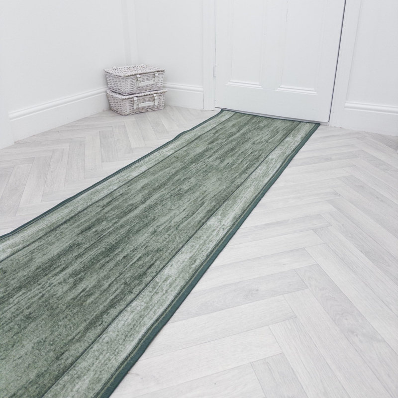 Runner Abstract Looped / Hooked Area Rug, Runner 66 x 150 cm