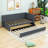 Linen Upholstered Daybed with Twin Trundle-764516448-764516455