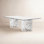 Oasis Glass Double Pedestal Dining Table