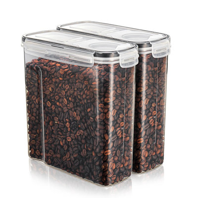 Ensemble de contenants de rangement en plastique transparent Sorbus