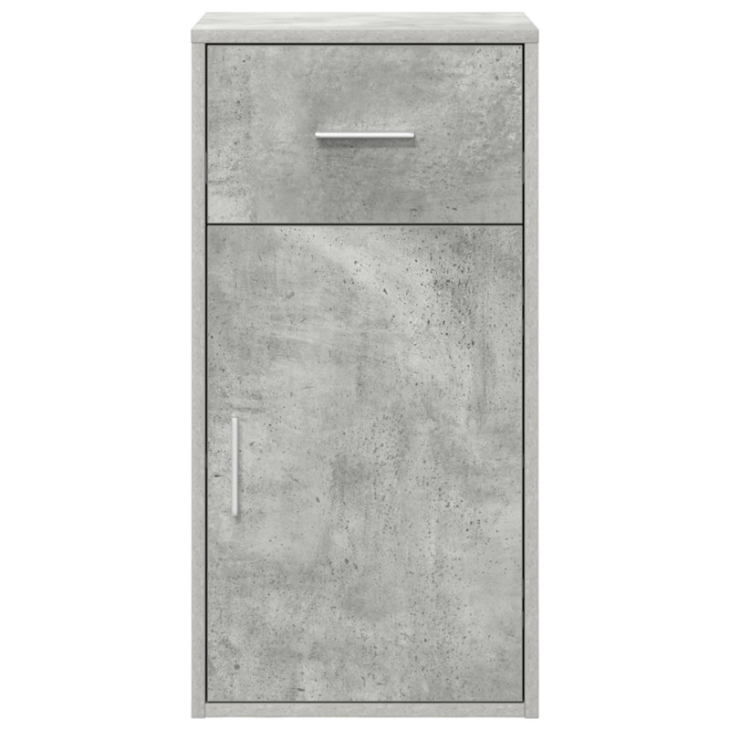 Sideboard 38 X 34.5 X 75 Cm Engineered Wood, Concrete Grey