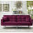 Syliva 80" Square Arm Sleeper Sofa Bed-1024034503