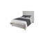 Grand lit de style moderne Denver en bois naturel