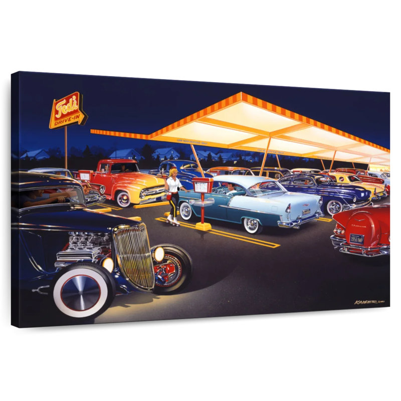 Mehar Ted's Drive-In, 34" H x 51" W