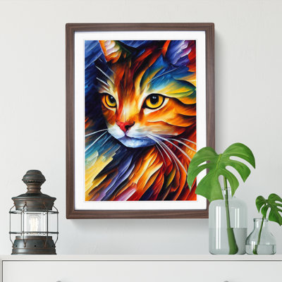 Cat Portrait No.3 - Single Picture Frame Print