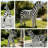 Simulated Zebra Garden Statue