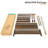 Bilal Solid Wood Bed Full With Pearlized Finish Headboard & Footboard, Dark Brown-306168740-328068886
