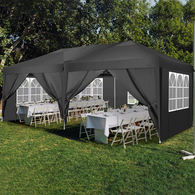 236'' W x 118'' D Metal Party Tent