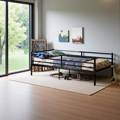 Twin Daybed ,Heavy-Duty Metal Slats Support