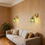 Battery Powered Armed Sconce-621962957