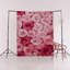 Tapis décoratif moderne à motif floral rose et rouge-2097757462