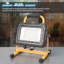 Lampe de travail à DEL 5000Lume: Projecteur étanche 50W - Lampe de travail portable avec cordon de 6,6 pi et interrupteur pour garage