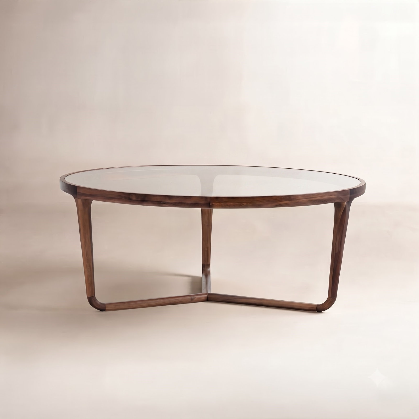 37" Glass Coffee Table