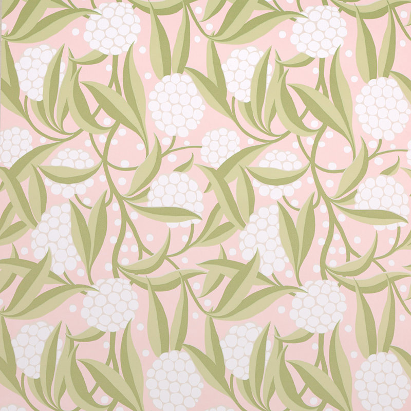 Papier peint Rubus, Rougir