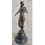 Ève dans le jardin d'Eden, sculpture de statue de bronze nu