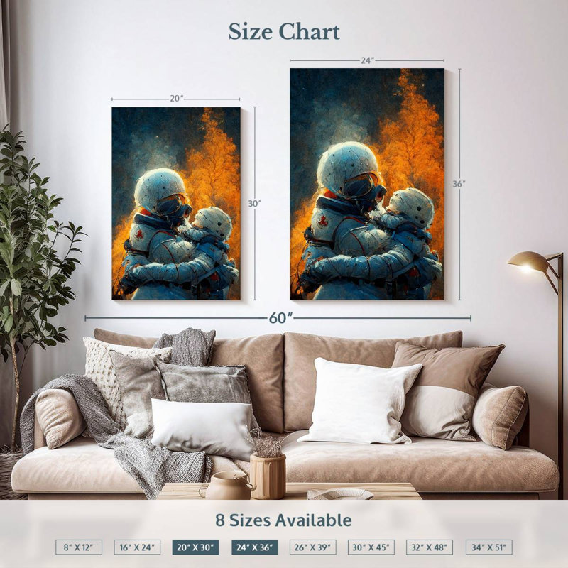 Oberle True Love Means Never Abandoning Someone, 36" H x 24" W